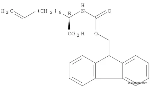 Molecular Structure of 1191429-20-5 ((R)-N-Fmoc-2-(7'-octenyl)glycine)